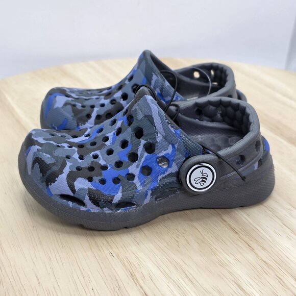 Joybees Size 5C Kids Blue Shoes Clogs New - Picture 1 of 8